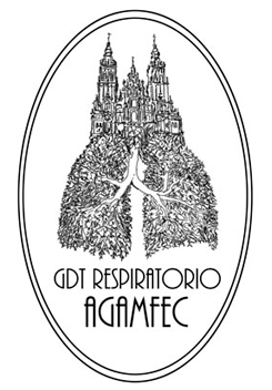 Logotipo GdT Enfermidades Respiratorias (obra de Juan Alarcón)